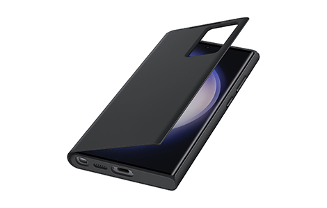 Galaxy S23 Ultra Smart View Wallet Case / Black