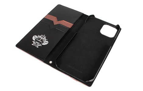 yauzOrobianco Emboss Book Type case for iPhone 12 Pro Max^Black