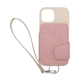 yauzRAKUNI Soft Leather Case for iPhone 13 mini^Beige Pink