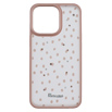 yauzBlanccoco NY-Manhattan Light Hybrid Case for iPhone 13 Pro^Pink Beige Dot