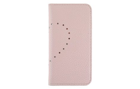 yauzBlanccoco NY-BIG Heart Leather Case for iPhone SEi3j^Raspberry Pink