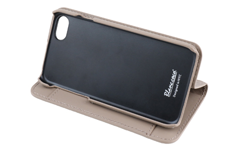 yauzBlanccoco NY-Intrecciato Genuine Leather Case for iPhone SEi3j^Chic Taupe