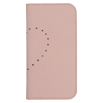yauzBlanccoco NY-BIG Heart Leather Case for iPhone 14^Pink Amethyst
