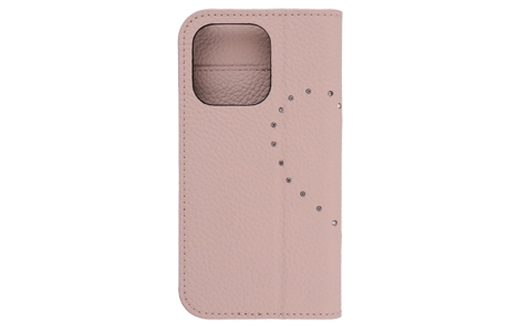 yauzBlanccoco NY-BIG Heart Leather Case for iPhone 14 Pro^Pink Amethyst