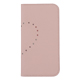 yauzBlanccoco NY-BIG Heart Leather Case for iPhone 14 Pro^Pink Amethyst