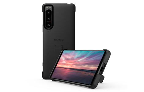 Style Cover with Stand for Xperia 5 IV^Black