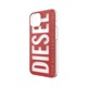 DIESEL Graphic Clear Case for iPhone 13^Red