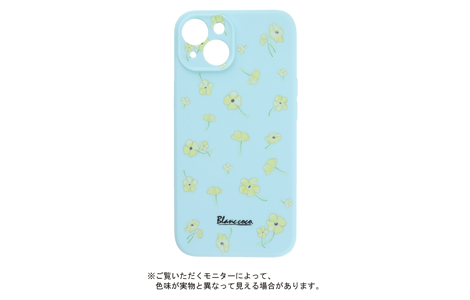 yauzBlanccoco NY Hand-Graphic Soft Case for iPhone 14^Garden Mint