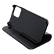 yauzmoz Folio Case for iPhone 12_iPhone 12 Pro with Bag/Black