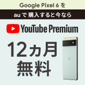Google Pixel 6 ご購入キャンペーン