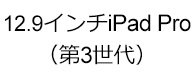 12.9インチiPad Pro（第3世代)