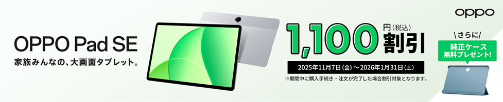 OPPO Pad SE 1000~@Jo[v[g