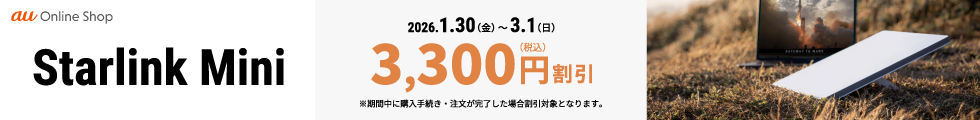 Starlink Mini 3,300�~�����@2026�N1��30���i���j�`3��1���i���j