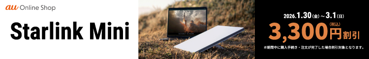 Starlink Mini 3,300�~�����@2026�N1��30���i���j�`3��1���i���j