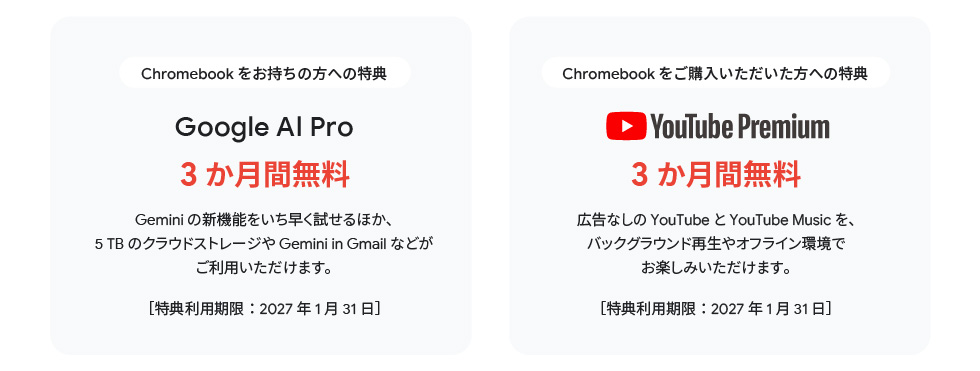 chromebook�����̂��g�N�ȓ��T�@�ڍ�