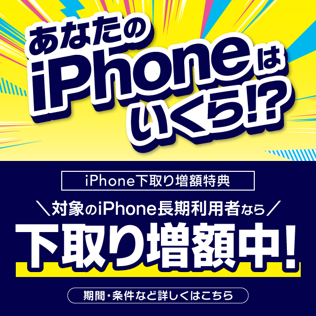 ȂiPhone͂BiPhone葝zTBΏۂiPhonep҂Ȃ牺葝z!ԁEȂǏڂ͂