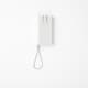 SHARGE Retractable 3-in-1 Power Bank/White