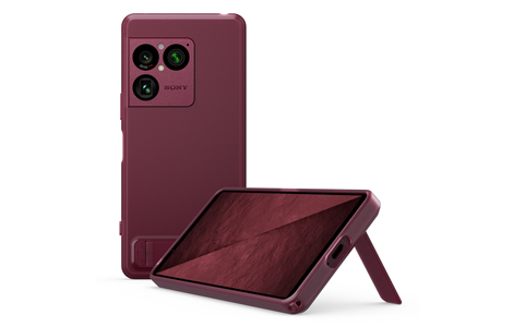 Style Cover with Stand for Xperia 1 VIII�^Garnet Red