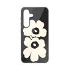 Samsung Galaxy S25 Marimekko Unikko 3D Dual Layer Case Black/Beige