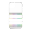 iPhone 13用 kate spade（R）ハイブリッドカバー／Iridescent Stripe
