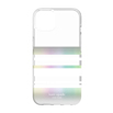 iPhone 13 Pro用 kate spade（R）ハイブリッドカバー／Iridescent Stripe