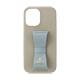 LANVIN en Bleu - Slim Wrap Case Stand & Ring Ribbon for iPhone 16 [ Gray~Light Blue ]