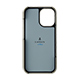 LANVIN en Bleu - Slim Wrap Case Stand & Ring Ribbon for iPhone 16 [ Gray~Light Blue ]