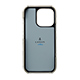 LANVIN en Bleu - Slim Wrap Case Stand & Ring Ribbon for iPhone 16 Pro [ Gray~Light Blue ]