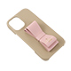 LANVIN en Bleu - Slim Wrap Case Stand & Ring Ribbon for iPhone 16 [ Beige~Pink ]