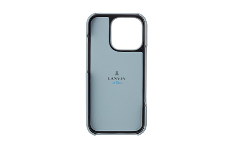 LANVIN en Bleu - Slim Wrap Case with Heart Charm for iPhone 16 Pro [ Light Blue ]