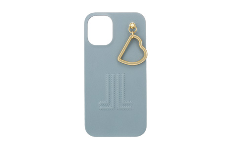 LANVIN en Bleu - Slim Wrap Case with Heart Charm for iPhone 16 Plus [ Light Blue ]