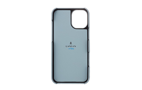 LANVIN en Bleu - Slim Wrap Case with Heart Charm for iPhone 16 Plus [ Light Blue ]