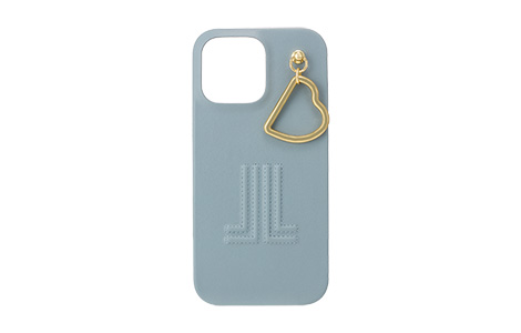 LANVIN en Bleu - Slim Wrap Case with Heart Charm for iPhone 16 Pro Max [ Light Blue ]