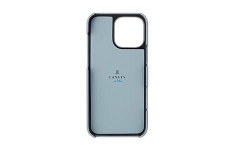 LANVIN en Bleu - Slim Wrap Case with Heart Charm for iPhone 16 Pro Max [ Light Blue ]