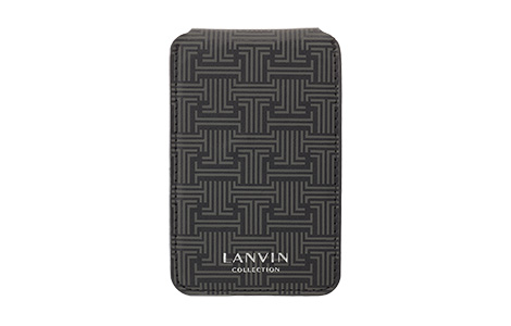 LANVIN COLLECTION - Wrap Case with MagSafe Card Wallet for iPhone 16 [ Black ]