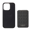 LANVIN COLLECTION - Wrap Case with MagSafe Card Wallet for iPhone 16 Pro [ Black ]