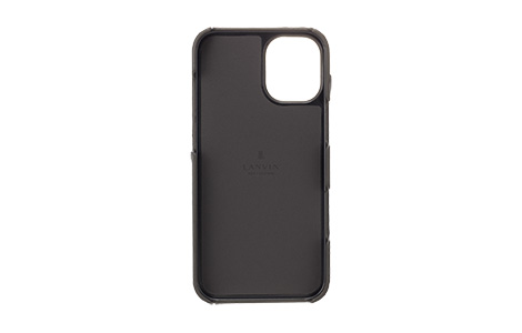 LANVIN COLLECTION - Slim Wrap Case for iPhone 16 Plus [ Gray ]