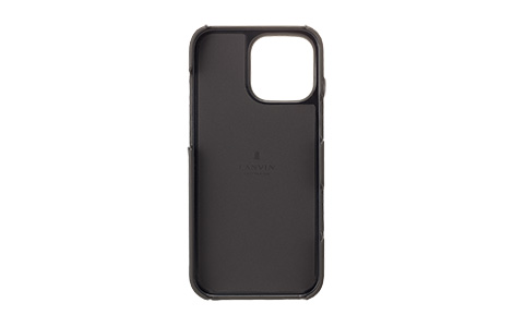 LANVIN COLLECTION - Slim Wrap Case for iPhone 16 Pro Max [ Gray ]