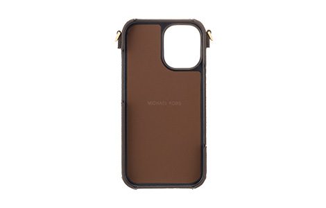 MICHAEL KORS - Wrap Case Pocket with Strap for iPhone 16 Pro [ Brown ]