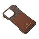 MICHAEL KORS - Wrap Case Pocket with Strap for iPhone 16 Pro [ Brown ]