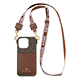 MICHAEL KORS - Wrap Case Pocket with Strap for iPhone 16 Pro [ Brown ]