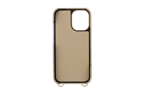 ELLE - Wrap Case with Pouch for iPhone 16 [ Beige~Yellow ]