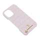 Samantha Thavasa- Wrap Case Heart Quilting with Hand Strap for iPhone 16 [ Lavender Pink ]