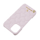 Samantha Thavasa- Wrap Case Heart Quilting with Hand Strap for iPhone 16 [ Lavender Pink ]