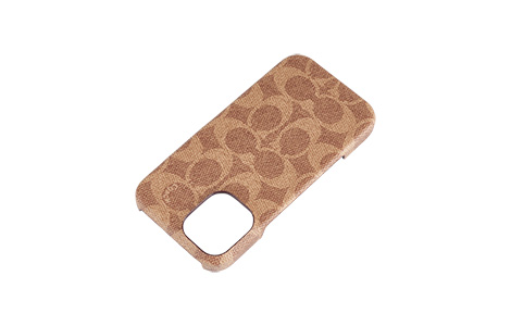 COACH - Slim Wrap Case for iPhone 16 [ Signature C Tan ]