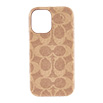 COACH - Slim Wrap Case for iPhone 16 [ Signature C Tan ]