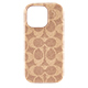 COACH - Slim Wrap Case for iPhone 16 Pro [ Signature C Tan ]