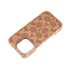 COACH - Slim Wrap Case for iPhone 16 Pro [ Signature C Tan ]