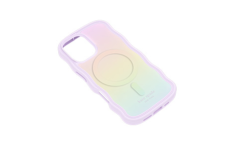 kate spade new york - Wavy Case for iPhone 16 [ Opal Iridescent ]