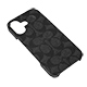 iPhone 17p COACHiRjn[hP[X^SIGNATURE Black